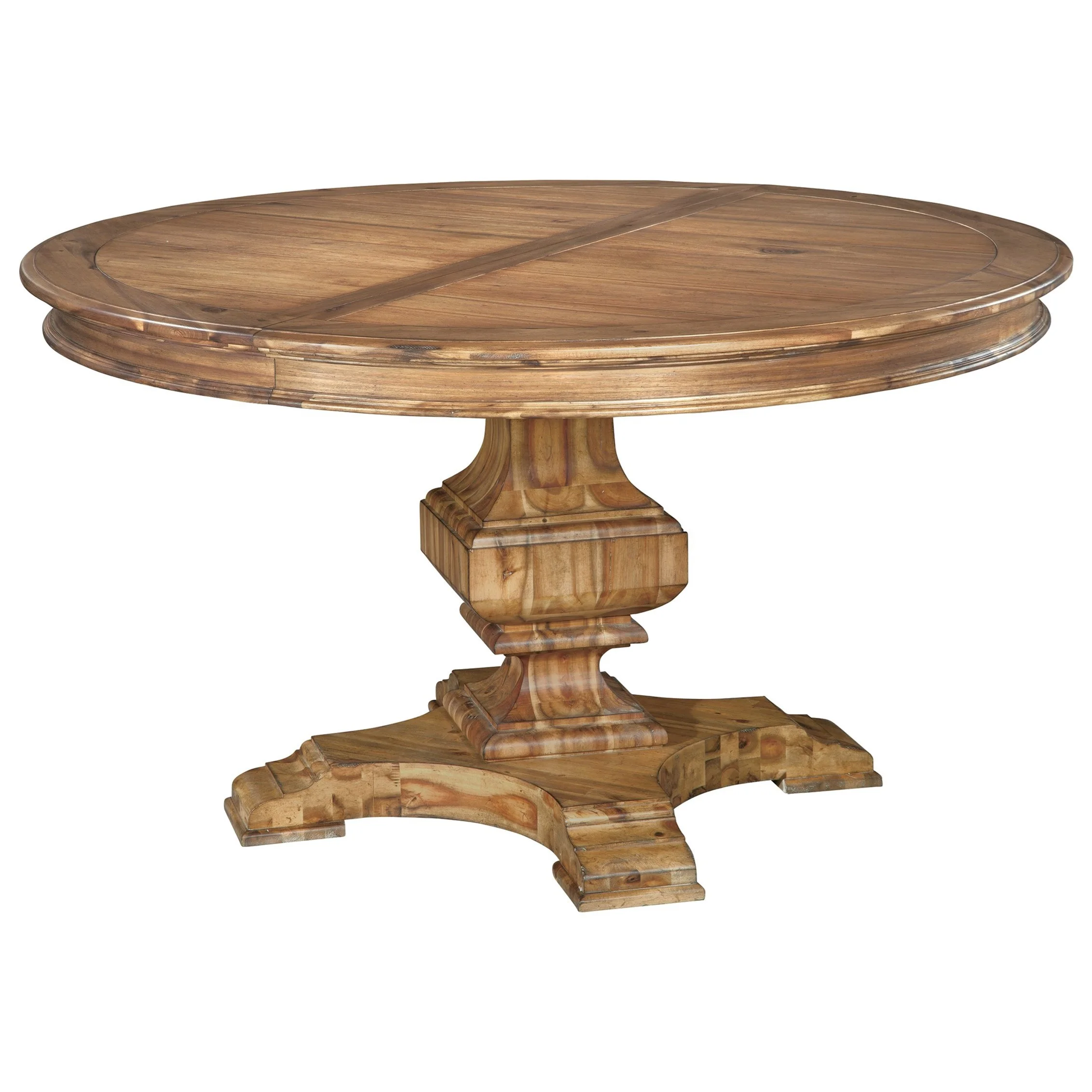 Hekman Wellington Hall Round Dining Table with Leaf Sprintz Furniture